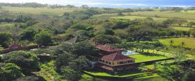 Pedasi arial shot showing hotel, fields nad ocean – Best Places In The World To Retire – International Living